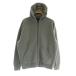  плюс tePLST 24AW двусторонний вязаный Zip выше парка Parker M серый /MY #OS женский 