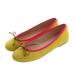 plitiba Rely naPretty Ballerinas балетки замша лента 36 23.0cm горчица розовый /MI #OS женский 