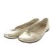  Agnes B agnes b. балетки туфли-лодочки Flat лента узор кожа 38 Gold цвет /YO16 женский 