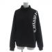  Callaway CALLAWAY тянуть over L чёрный черный Logo принт с высоким воротником длинный рукав /AB #OS женский 