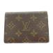  Louis Vuitton LOUIS VUITTON монограмма poruto2karutoveru TIKKA футляр для карточек футляр для визитных карточек чай Brown /SS #OS #OH женский 