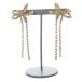  Glo se глясе Gross? Glac? Dazzlin g bow серьги Gold цвет /SR #SH женский 