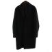  Zara ZARA Пальто Честерфилд шерсть .L чёрный черный одноцветный длинный рукав /AB #OS мужской 