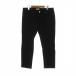  Deuxieme Classe DEUXIEME CLASSE обтягивающий брюки 38 чёрный черный передний кнопка заклепка оборудование орнамент /AG #OS мужской 