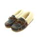  L e рубин nL.L.BEAN мокасины обувь обратная сторона боа в клетку 7 Medium 24.0cm зеленый многоцветный /MI #OS женский 
