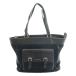  Cole Haan COLE HAAN большая сумка рука парусина кожа чёрный черный /SS #OS женский 