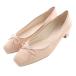  Ran daRANDA квадратное tu каблук выше балетки 25cm розовый /SS #OS женский 