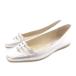  Jimmy Choo JIMMY CHOO плоская обувь туфли-лодочки кожа 35.5 серебряный цвет /SR женский 