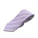  Beams efBEAMS F галстук полоса шелк хлопок лиловый белый /YO31 #SH мужской 