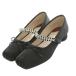  Lilly Brown Lily Brown 26SS квадратное балетки квадратное tubiju- оборудование орнамент M 23.5cm чёрный черный LWGS261810 /MI #OS женский 