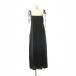  не использовался товар стайлинг styling/ 25SS задний гонки Cami платье One-piece длинный 0 чёрный черный /HS #OS #SH женский 