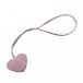 je-n Smith JANE SMITH COW LEATHER HEART KEY CASE чехол для ключей кожа фиолетовый лиловый /SR женский 