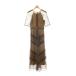  Laguna Moon LagunaMoon LADY плечо gya The - гонки maxi платье One-piece длинный . минут рукав S уголь Brown бежевый /DO #OS