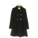  Kate Spade KATE SPADE шерстяное пальто отложной воротник двойной золотой кнопка длинный 2 чёрный черный /HS #OS женский 
