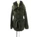  Sly SLY Mod's Coat боа подкладка ремень имеется S темно-зеленый /MI #OS #AX женский 