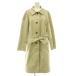  Aquascutum AQUASCUTUM пальто с отложным воротником внешний длинный длина общий рисунок 5S бежевый /BB #MA женский 