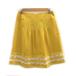  Rope Picnic ROPE Picnic flair skirt knee height race 38 yellow yellow color /MS16 lady's 