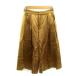  The Virginia The Virgnia гаучо брюки широкий брюки 7 минут длина одноцветный linen.36 Gold /SY11 женский 
