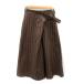 a-*ve*ve Michel Klein a.v.v гаучо брюки широкий брюки 7 минут длина полоса рисунок XS чай Brown /SY15 женский 