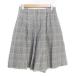 k Miki .k Kumikyoku KUMIKYOKU юбка-брюки шорты короткий хлеб шерсть Glenn в клетку 2 белый чёрный белый черный /FF31 женский 