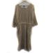  Urban Research URBAN RESEARCH ITEMS вязаный One-piece макси длина длинный длина длинный рукав раунд шея ... плетеный F бежевый женский 