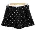  Franche Lippee franche lippee юбка-брюки брюки шорты короткий хлеб общий рисунок roll выше шерсть M чёрный слоновая кость женский 