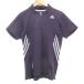  Adidas adidas спорт одежда cut and sewn короткий рукав половина Zip Logo принт переключатель линия S фиолетовый лиловый /FF9 женский 
