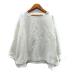  Comme Ca * Blond off COMME CA BLANC D'OEUF одежда для беременных cut and sewn длинный рукав раунд шея одноцветный M~L белый белый женский 
