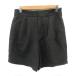  Ballsey BALLSEY Tomorrowland юбка-брюки шорты короткий хлеб шелк 38 M чёрный черный /YK10 женский 