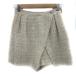  Misch Masch MISCH MASCH юбка-брюки брюки шорты короткий хлеб в клетку твид S свет бежевый /YS10 женский 