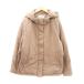  Rope ROPE пуховик средний длина с капюшоном .40 L чай цвет Brown /HO35 женский 