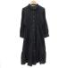  Majestic Legon MAJESTIC LEGON рубашка One-piece длинный длина длинный рукав S черный чёрный /YM25 женский 