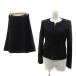 Keith KEITH выставить верх и низ no color жакет средний длина box юбка в складку mi утечка длина одноцветный 36 S черный женский 