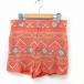  не использовался товар shuga- rose Sugar Rose с биркой INDEX сотрудничество юбка-брюки шорты вышивка общий рисунок Zip fly F orange /TTreti-