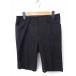  Beams Heart BEAMS HEART брюки полоса tuck Short половина 1 черный чёрный /FT39 женский 