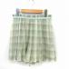 li Land chu-ruRirandture брюки юбка-брюки шорты проверка боковой Zip 1 зеленый /ST13 женский 