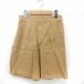  Dorothy zDRWCYS брюки половина колени длина лен linen Zip fly талия резина 1 бежевый /ST27 женский 