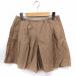  Iena IENA брюки юбка-брюки flair Short одноцветный простой хлопок 38 Brown чай /FT15 женский 