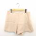  не использовался товар указатель INDEX с биркой юбка-брюки шорты Zip fly одноцветный простой L бежевый чай /TT женский 