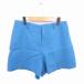  не использовался товар указатель INDEX с биркой брюки юбка-брюки Short одноцветный простой Zip fly M синий голубой /TT6 женский 
