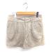 noelaNoela юбка-брюки шорты Zip fly одноцветный простой M бежевый чай /TT женский 