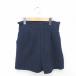  не использовался товар Bay поток BAYFLOW с биркой брюки юбка-брюки половина толстый хлопок хлопок одноцветный простой 2 темно-синий темно-синий /TT32