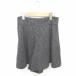 bomerus Lee BON MERCERIE брюки юбка-брюки Short толстый тысяч птица .. шерсть боковой Zip 38 серый пепел /TT13 женский 