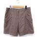  Trussardi TRUSSARDI брюки Short roll выше одноцветный простой шерсть 40 Brown чай /FT29 женский 