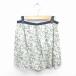  Urban Research URBAN RESEARCH юбка-брюки шорты цветочный принт тонкий 38 слоновая кость серый /TT15 женский 