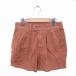  Kei Be efKBF Urban Research шорты вельвет Zip fly ONE чай Brown /TT46 женский 