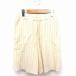  Dress Terior DRESSTERIOR шорты полоса колено длина шерсть 36 слоновая кость белый /FT3 женский 