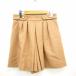 Jusglitty JUSGLITTY юбка-брюки одноцветный простой Mini Short шерсть 2 бежевый светло-коричневый /MT47 женский 