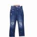  Zara ZARA Denim джинсы woshu обработка повреждение обработка 24 индиго голубой /KT25 женский 