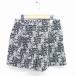  Rose Bud ROSE BUD юбка-брюки шорты общий рисунок боковой Zip 1 черный белый чёрный белый /TT27 женский 